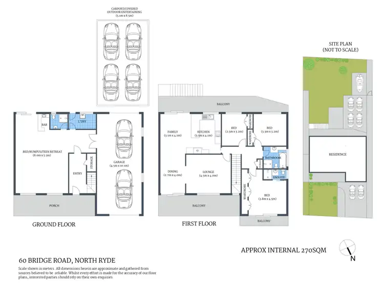 Floorplan of Homely house listing, 60 Bridge Road, North Ryde NSW 2113