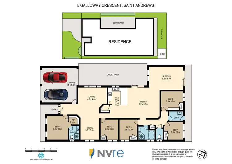 Floorplan of Homely house listing, 5 Galloway Crescent, St Andrews NSW 2566