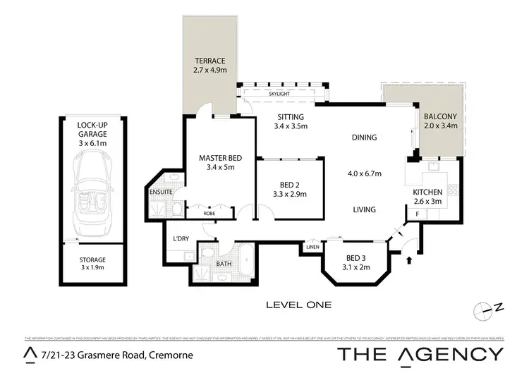 Floorplan of Homely unit listing, 7/21-23 Grasmere Road, Cremorne NSW 2090