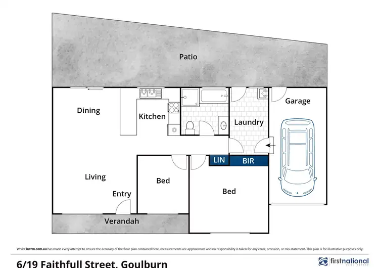 Floorplan of Homely house listing, 6/19 Faithfull Street, Goulburn NSW 2580