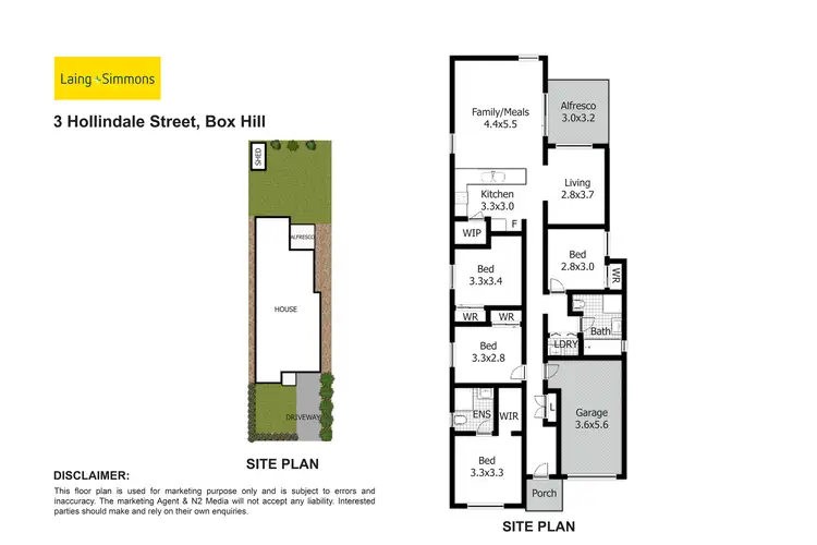 Floorplan of Homely house listing, 3 Hollindale Street, Box Hill NSW 2765