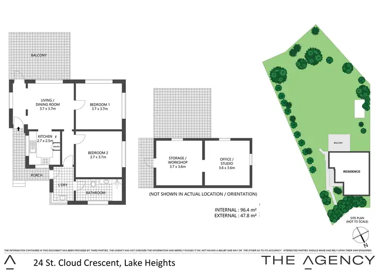 Floorplan of Homely house listing, 24 St Cloud Crescent, Lake Heights NSW 2502