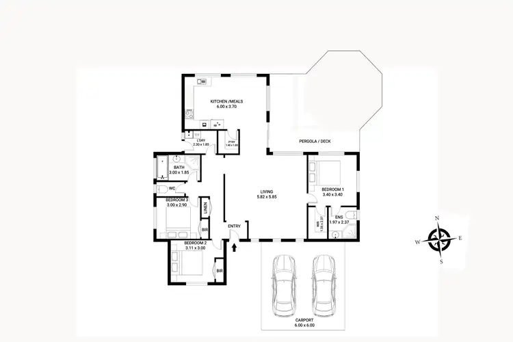 Floorplan of Homely house listing, 1204 Oakey Flat Road, Narangba QLD 4504