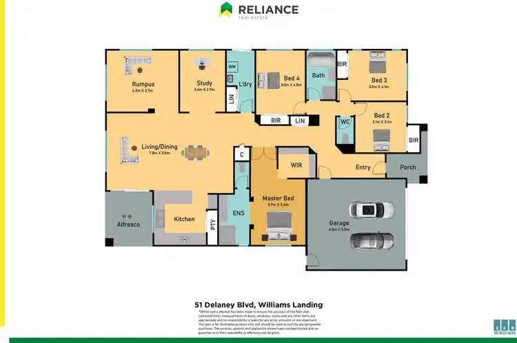 Floorplan of Homely house listing, 51 Delaney Boulevard, Williams Landing VIC 3027