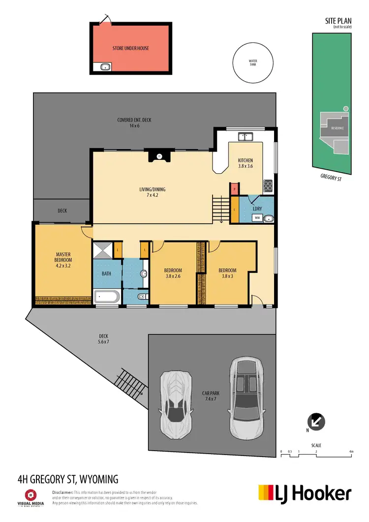 Floorplan of Homely house listing, 4H Gregory Street, Wyoming NSW 2250