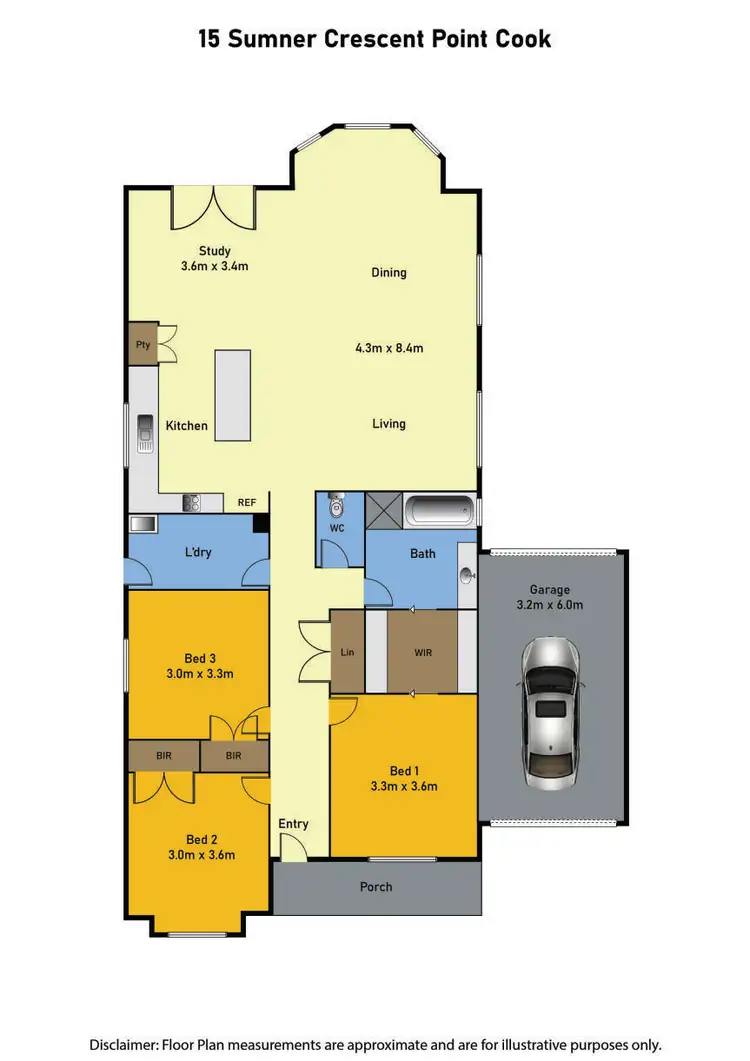 Floorplan of Homely house listing, 15 Sumner Crescent, Point Cook VIC 3030