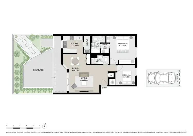 Floorplan of Homely apartment listing, 2/64 Shirley Road, Wollstonecraft NSW 2065
