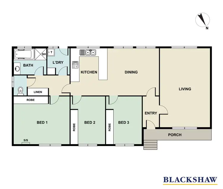 Floorplan of Homely house listing, 9 Franks Place, Kambah ACT 2902