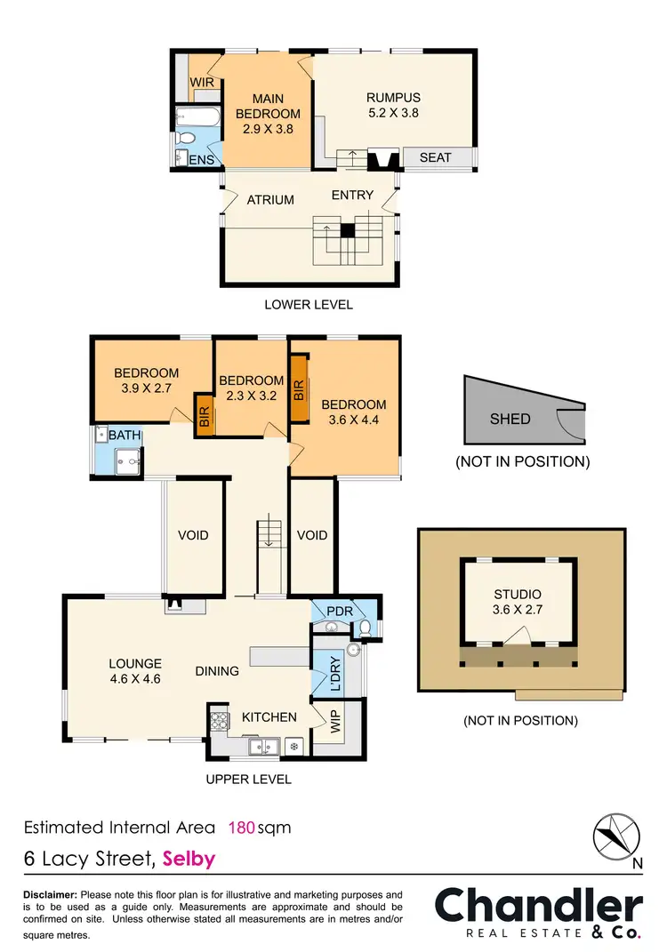 Floorplan of Homely house listing, 6 Lacy Street, Selby VIC 3159