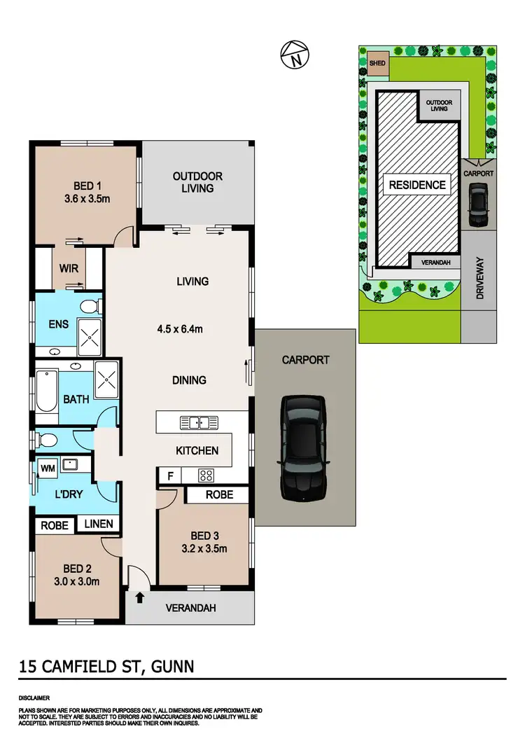 Floorplan of Homely house listing, 15 Camfield Street, Gunn NT 832