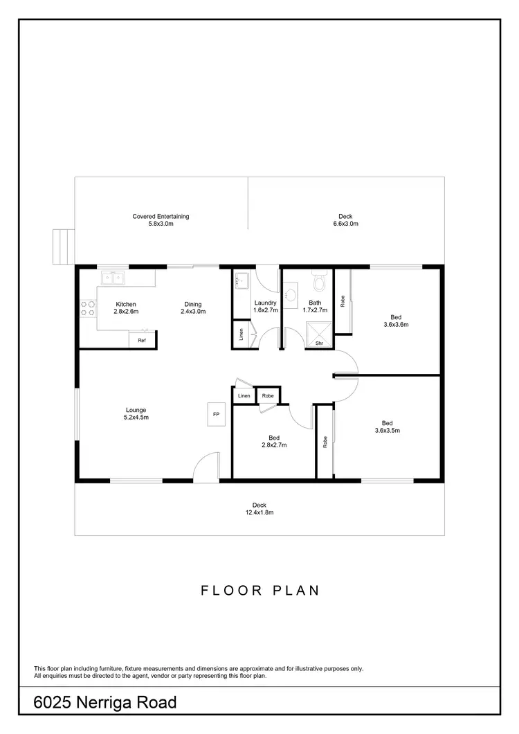 Floorplan of Homely rural property listing, 6025 Nerriga Road, Nerriga NSW 2622