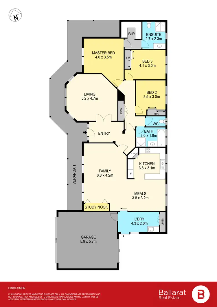 Floorplan of Homely house listing, 147 Edwards Street, Sebastopol VIC 3356
