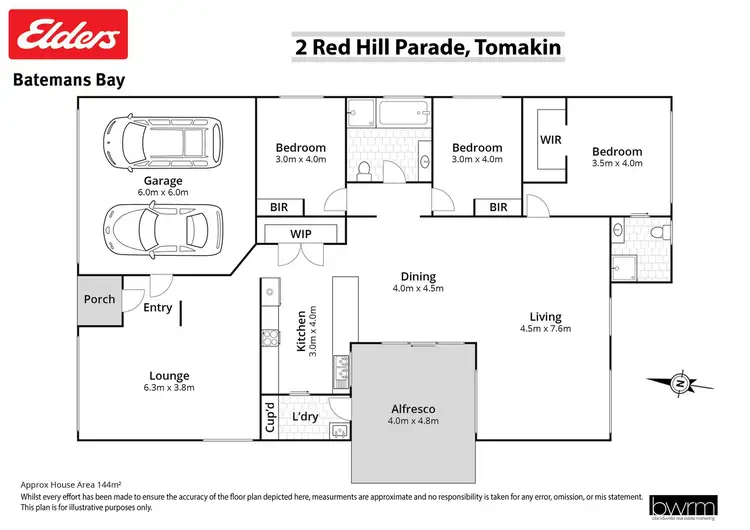 Floorplan of Homely house listing, 2 Red Hill Parade, Tomakin NSW 2537