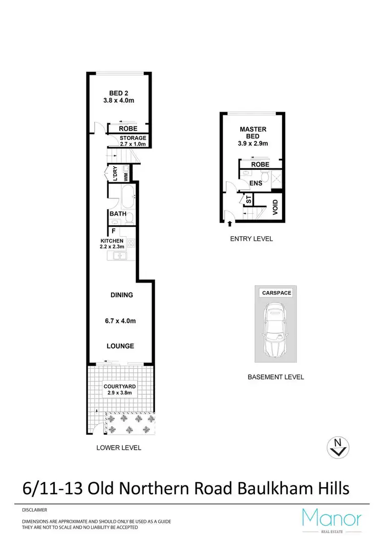 Floorplan of Homely apartment listing, 6/11-13 Old Northern Road, Baulkham Hills NSW 2153