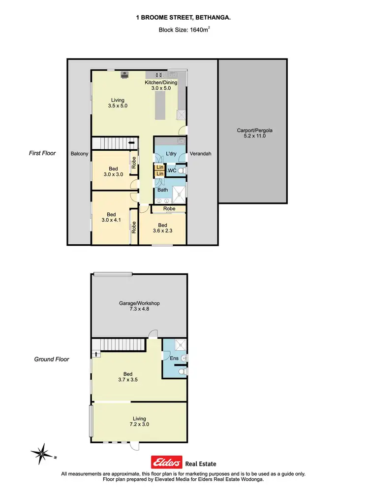 Floorplan of Homely house listing, 1 Broome Street, Bethanga VIC 3691