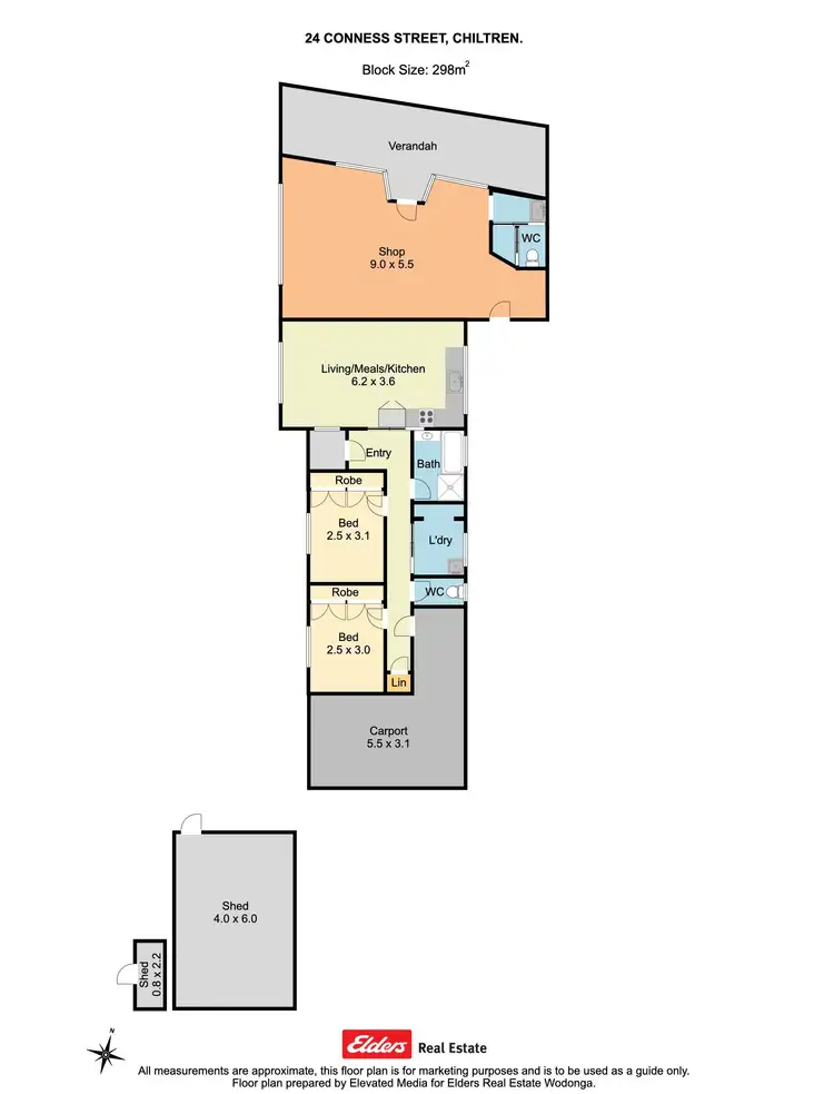 Floorplan of Homely house listing, 24 Conness Street, Chiltern VIC 3683