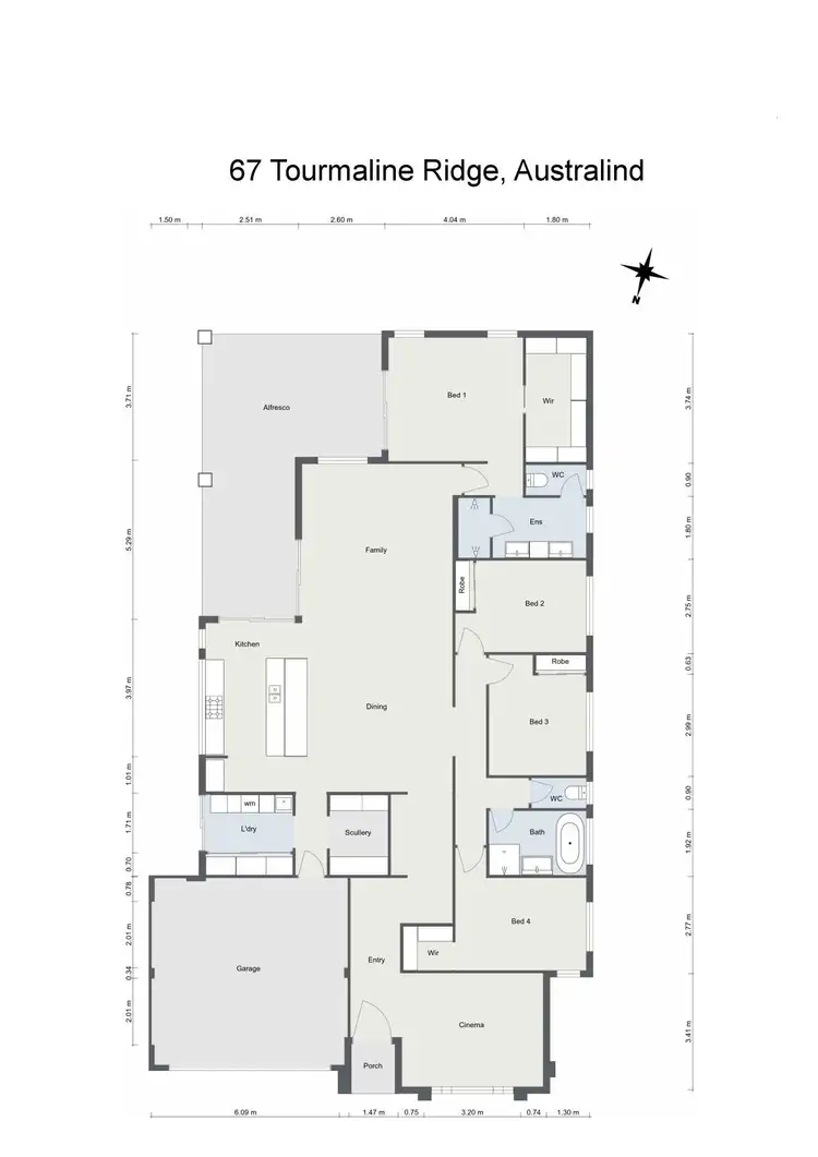Floorplan of Homely house listing, 67 Tourmaline Ridge, Australind WA 6233