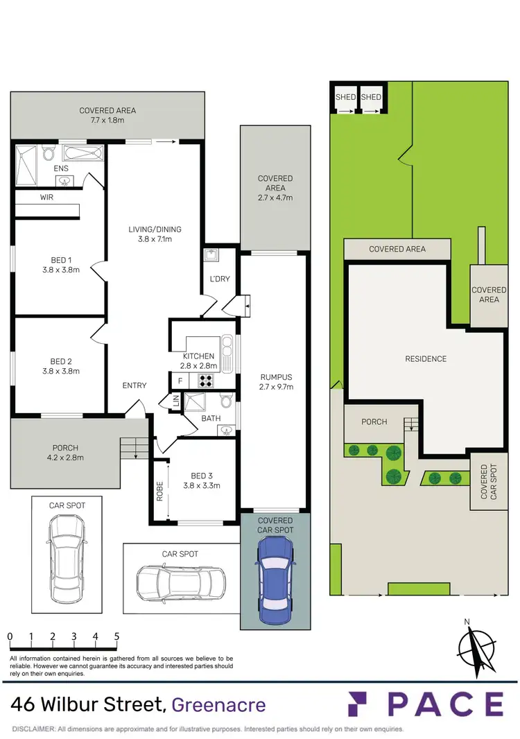 Floorplan of Homely house listing, 46 Wilbur Street, Greenacre NSW 2190