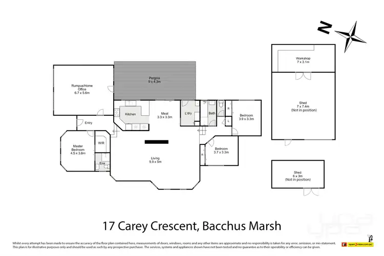 Floorplan of Homely house listing, 17 Carey Crescent, Bacchus Marsh VIC 3340