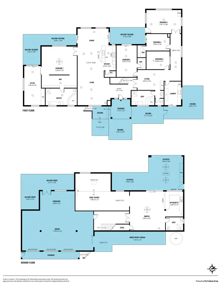 Floorplan of Homely house listing, 16 Scenic Court, Chandlers Hill SA 5159
