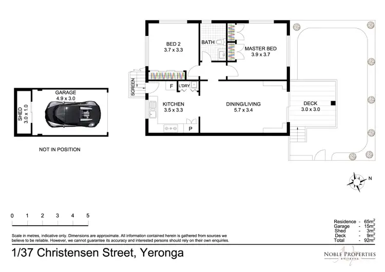 Floorplan of Homely unit listing, 1/37 Christensen Street, Yeronga QLD 4104
