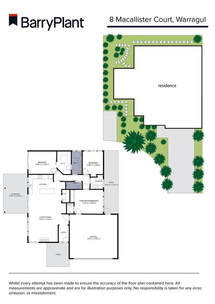 Floorplan of Homely house listing, 8 MacAllister Court, Warragul VIC 3820