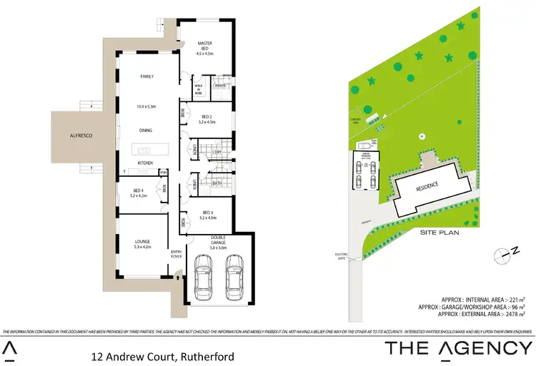 Floorplan of Homely house listing, 12 Andrew Court, Rutherford NSW 2320