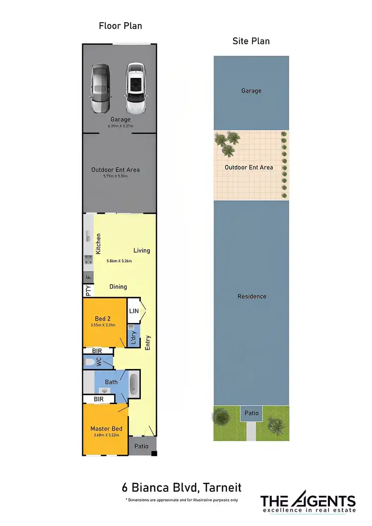 Floorplan of Homely house listing, 6 Bianca Boulevard, Tarneit VIC 3029