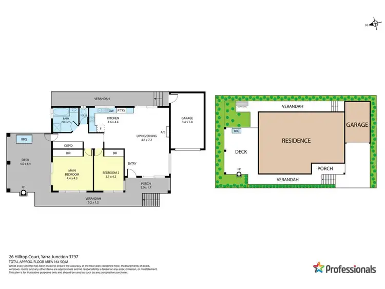 Floorplan of Homely house listing, 26 Hilltop Court, Yarra Junction VIC 3797