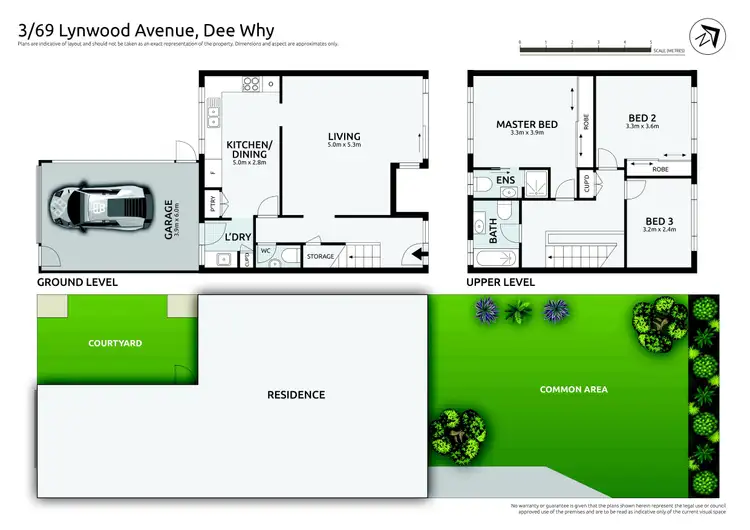 Floorplan of Homely townhouse listing, 3/69 Lynwood Avenue, Dee Why NSW 2099