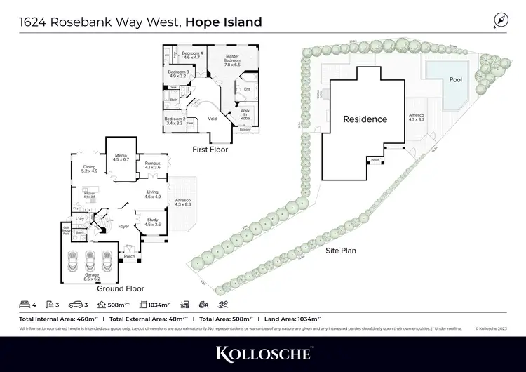 Floorplan of Homely house listing, 1624 Rosebank West Way, Hope Island QLD 4212