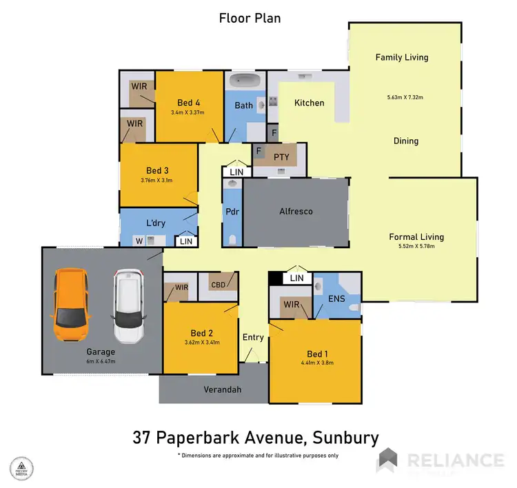 Floorplan of Homely house listing, 37 Paperbark Avenue, Sunbury VIC 3429