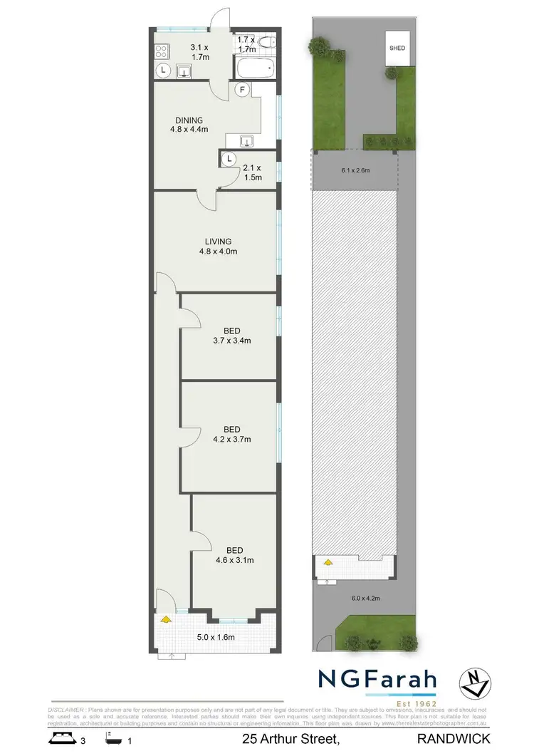 Floorplan of Homely house listing, 25 Arthur Street, Randwick NSW 2031