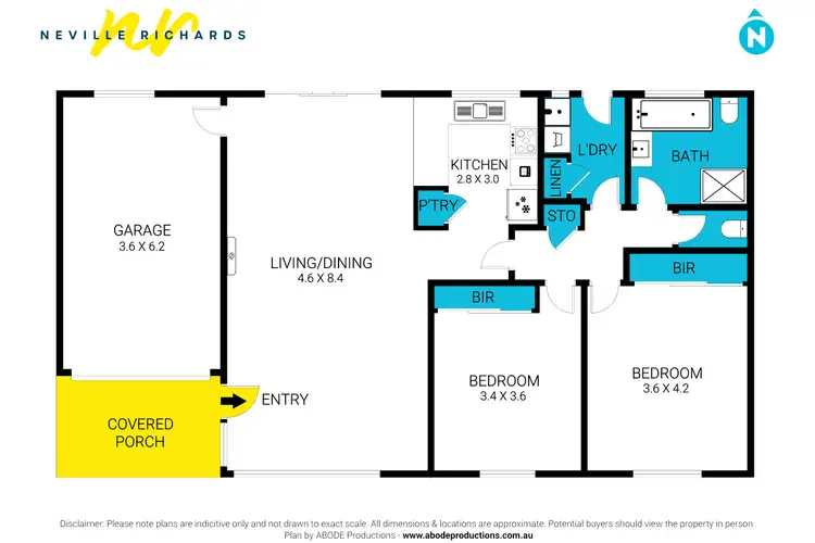 Floorplan of Homely unit listing, 2/17-21 Brown Street, Portarlington VIC 3223
