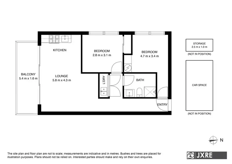 Floorplan of Homely apartment listing, 104/1451 Centre Road, Clayton VIC 3168