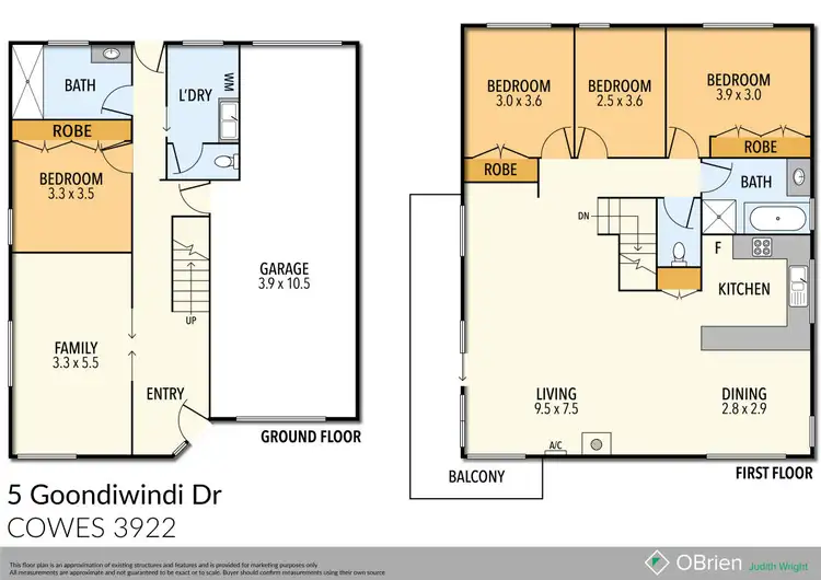 Floorplan of Homely house listing, 5 Goondiwindi Drive, Cowes VIC 3922