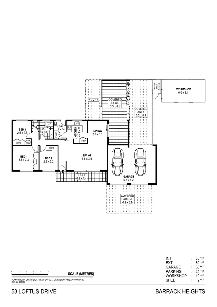 Floorplan of Homely house listing, 53 Loftus Drive, Barrack Heights NSW 2528