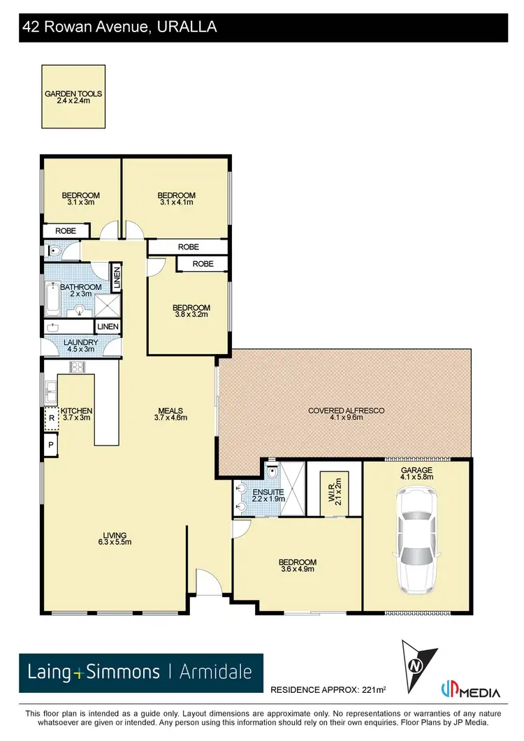 Floorplan of Homely house listing, 42 Rowan Avenue, Uralla NSW 2358