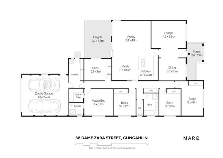 Floorplan of Homely house listing, 38 Dame Zara Street, Gungahlin ACT 2912