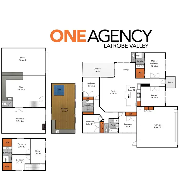 Floorplan of Homely house listing, 3 Independent Way, Traralgon VIC 3844