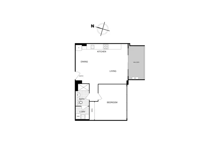 Floorplan of Homely apartment listing, 709/35 Furzer Street, Phillip ACT 2606
