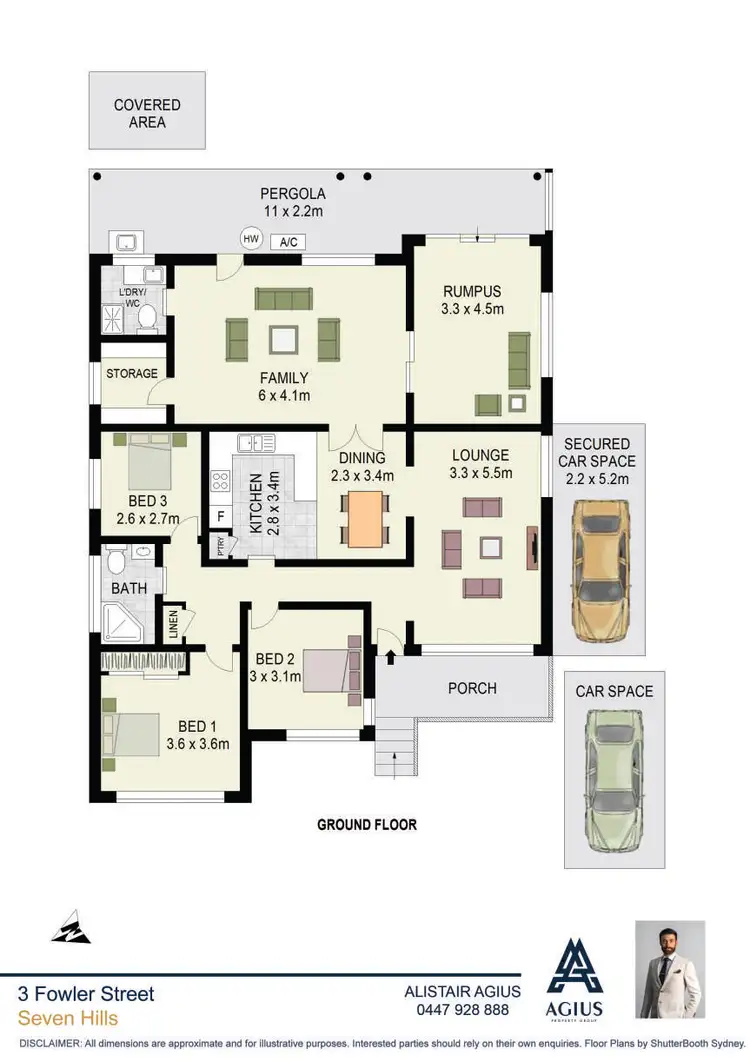 Floorplan of Homely house listing, 3 Fowler Street, Seven Hills NSW 2147