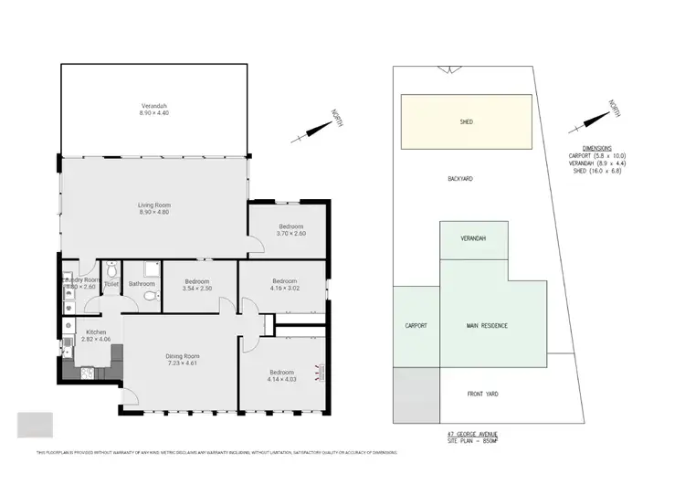 Floorplan of Homely house listing, 47 George Avenue, Whyalla Norrie SA 5608