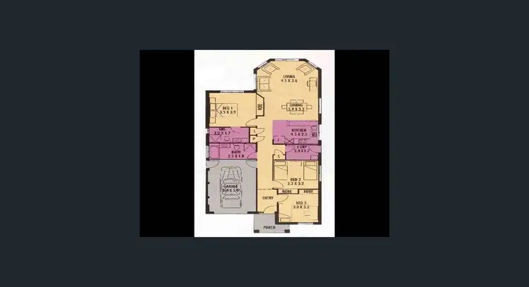 Floorplan of Homely house listing, 3 Allenby Road, Hillside VIC 3037