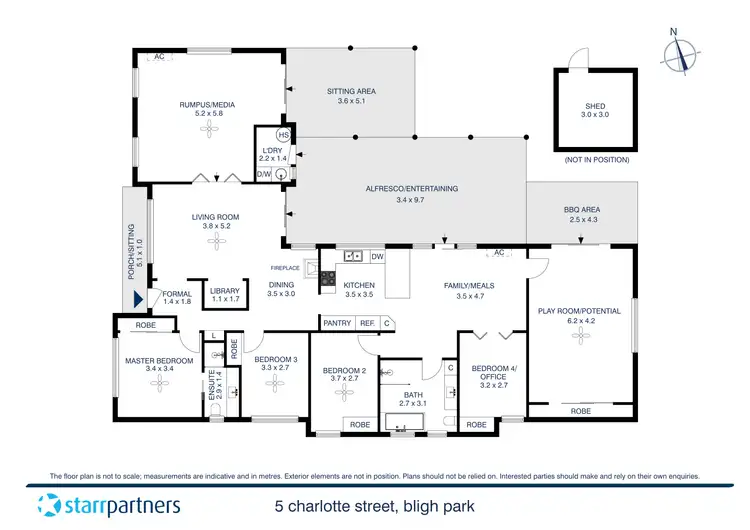 Floorplan of Homely house listing, 5 Charlotte Place, Bligh Park NSW 2756