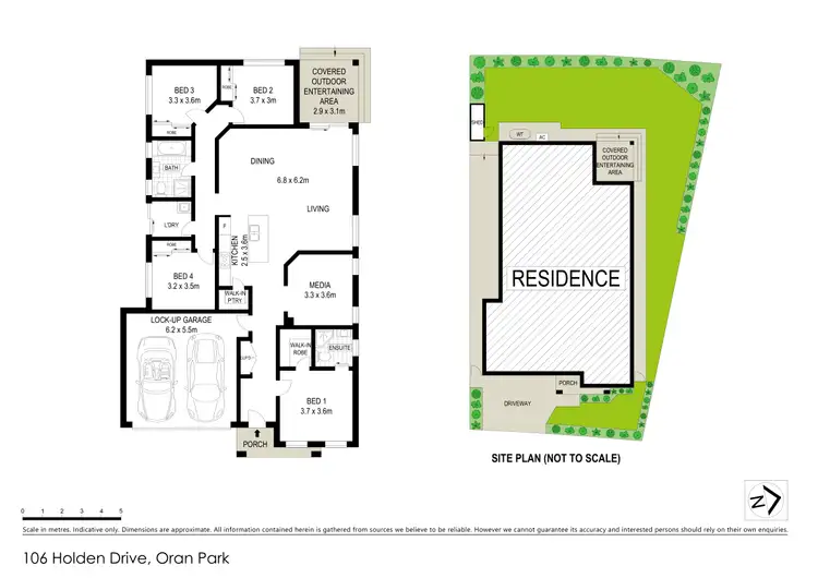 Floorplan of Homely house listing, 106 Holden Drive, Oran Park NSW 2570