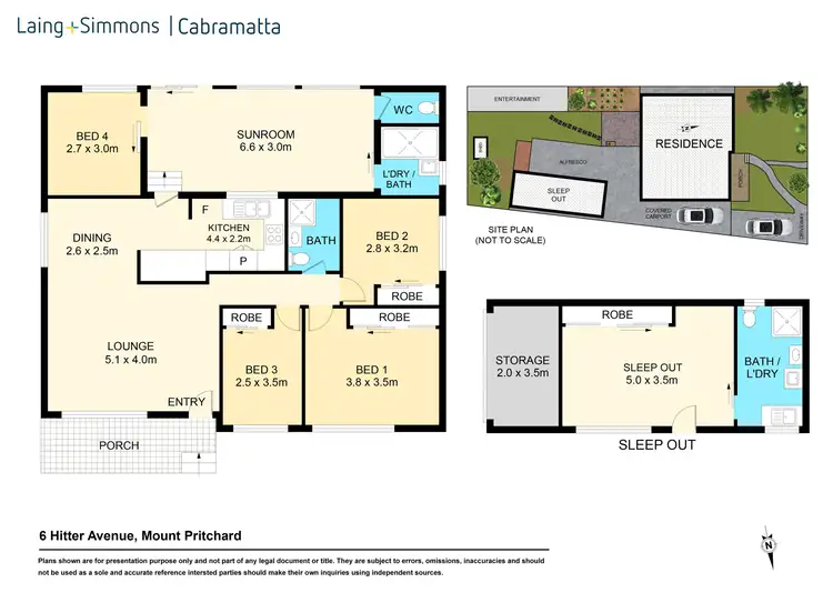 Floorplan of Homely house listing, 6 Hitter Avenue, Mount Pritchard NSW 2170