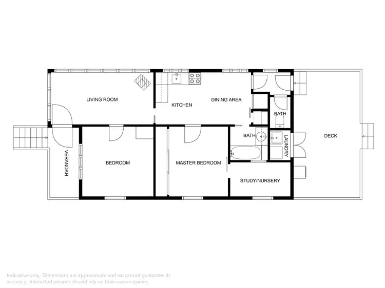 Floorplan of Homely house listing, 18 Barton Street, Sandgate QLD 4017