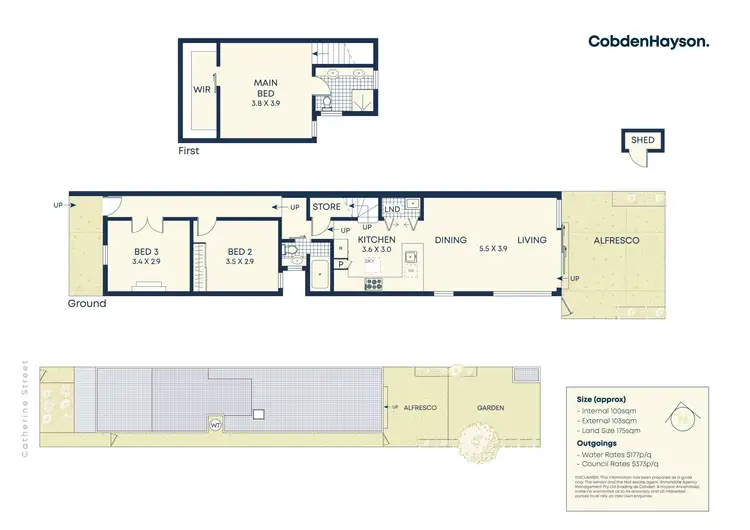 Floorplan of Homely house listing, 209 Catherine Street, Leichhardt NSW 2040