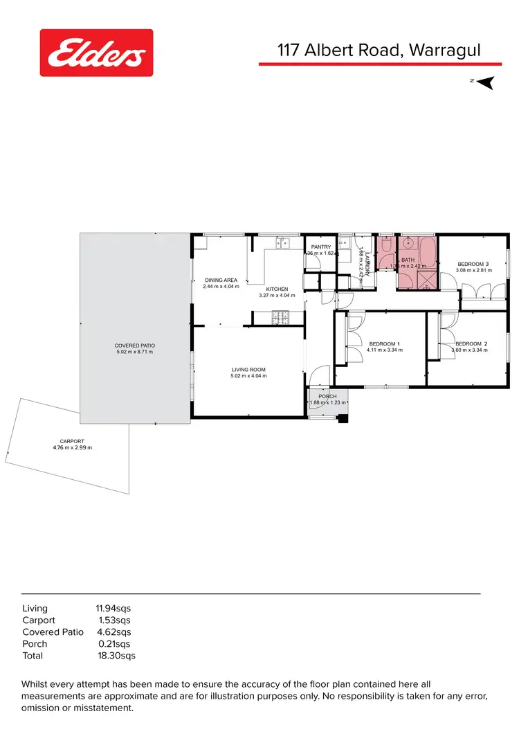 Floorplan of Homely house listing, 117 Albert Road, Warragul VIC 3820